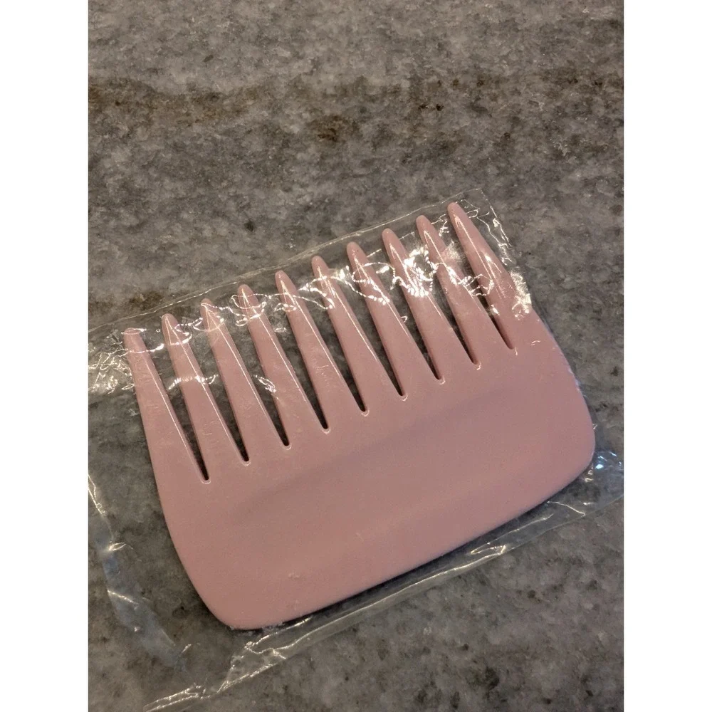 Vintage Fashion‎ Fair Wide Tooth Short Hair Comb Pick Hard Plastic, Brand New